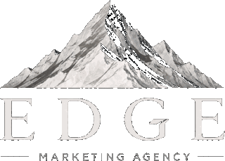 Edge Marketing Agency logo — mountain range above the Edge wordmark